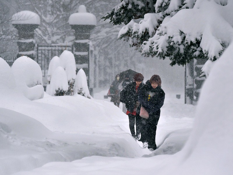 大雪 市電が全面運休 札幌で積雪６５センチ 交通に乱れ 写真特集3 5 毎日新聞