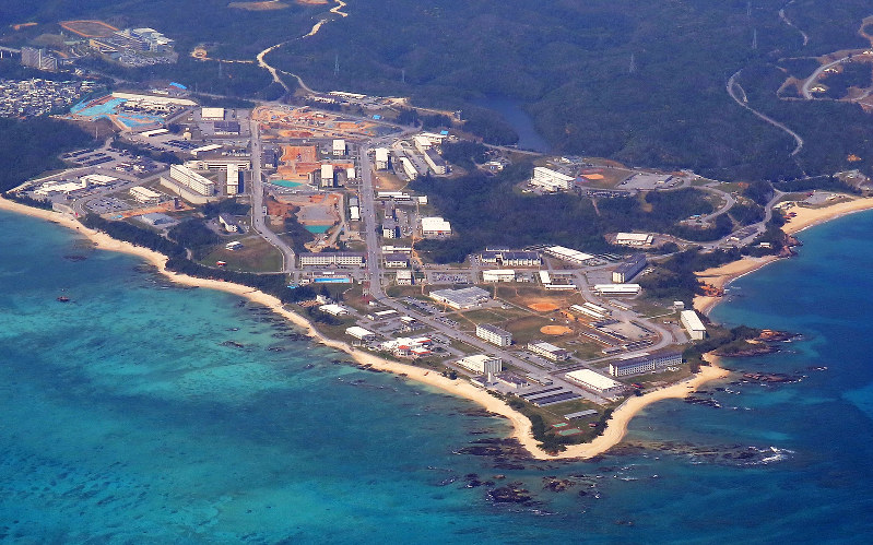 辺野古沿岸部=和田大典撮影