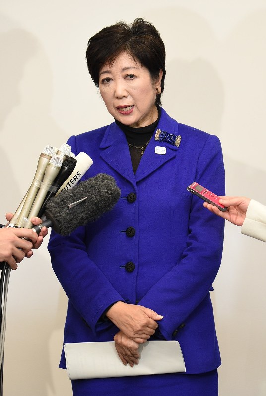小池百合子・東京都知事=2016年12月21日、代表撮影