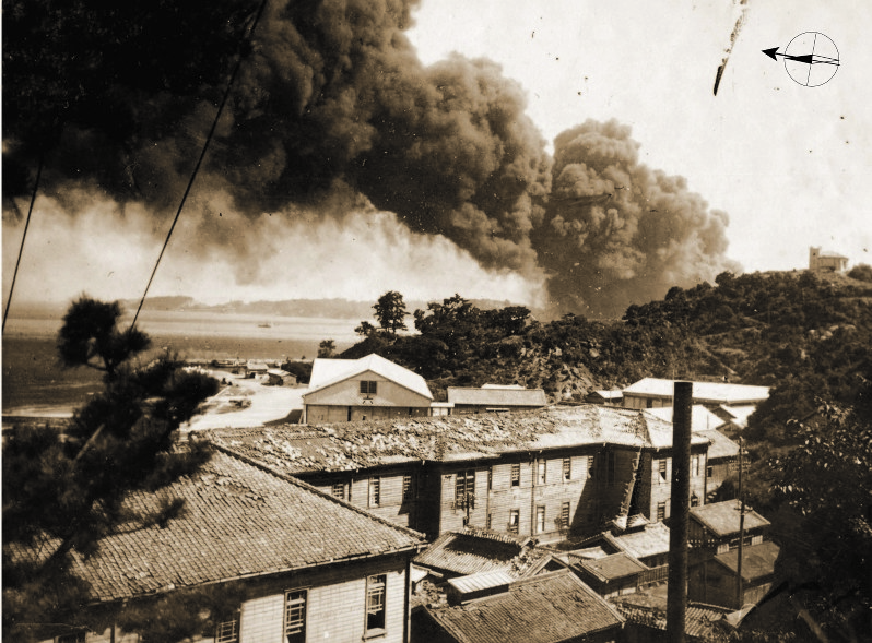 関東大震災：軍港横須賀の被災空撮写真 旧海軍関係者保管 | 毎日新聞