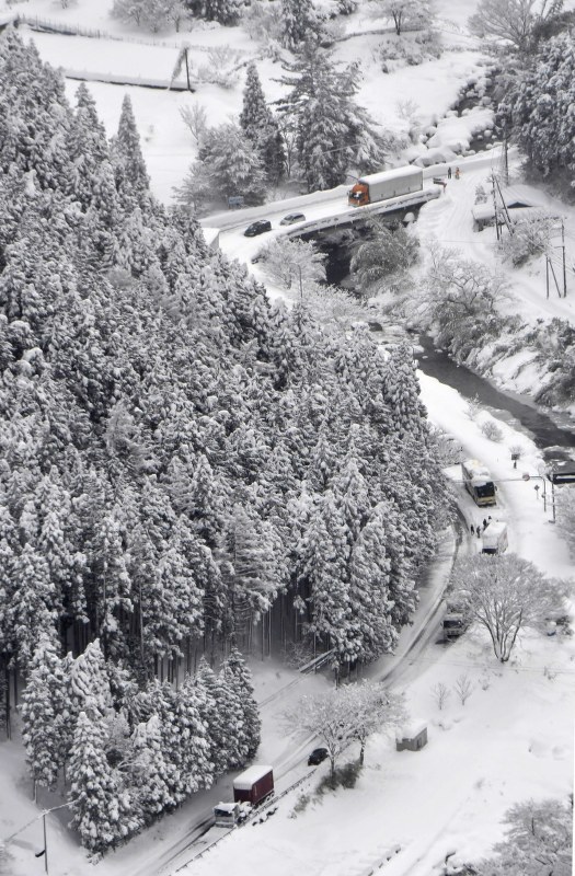 鳥取大雪：300台以上が立ち往生 陸自に災害派遣を要請 [写真特集15