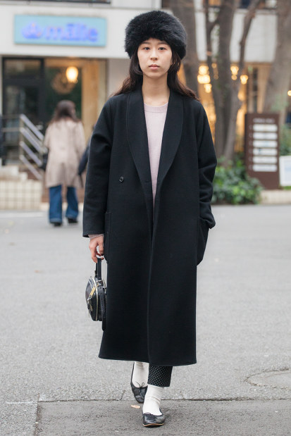 COACH ムートンファー帽子