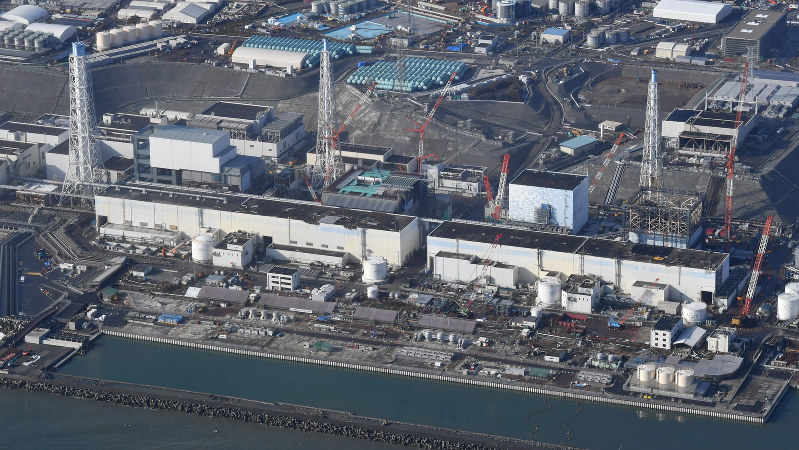 廃炉には莫大なお金がかかる(東京電力福島第1原発)=宮間俊樹撮影