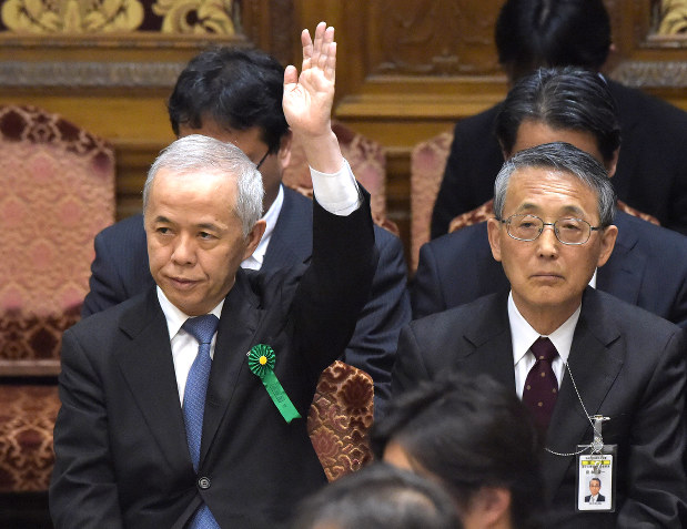 国会で答弁する広瀬直巳東京電力社長=藤井太郎撮影