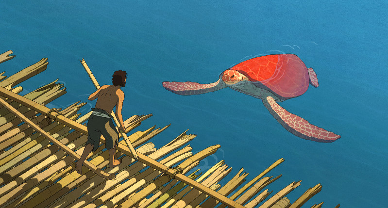 映画「レッドタートル ある島の物語」の一場面