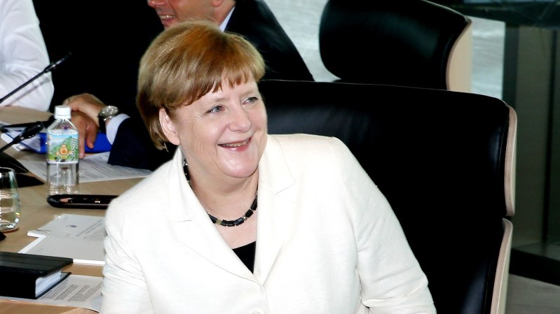 ドイツのメルケル首相=2016年5月27日(代表撮影)