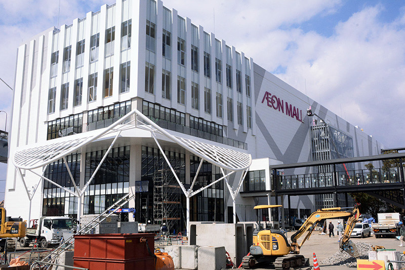 イオンモール徳島 来月２７日開業 県内最大級の１６０店舗 年間７００万人の来客見込む 徳島 毎日新聞