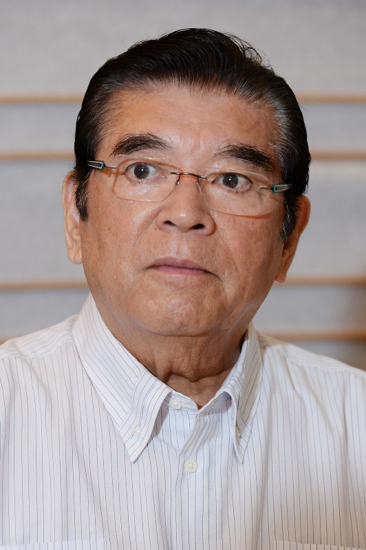 深谷隆司氏=2014年6月9日、内藤絵美撮影