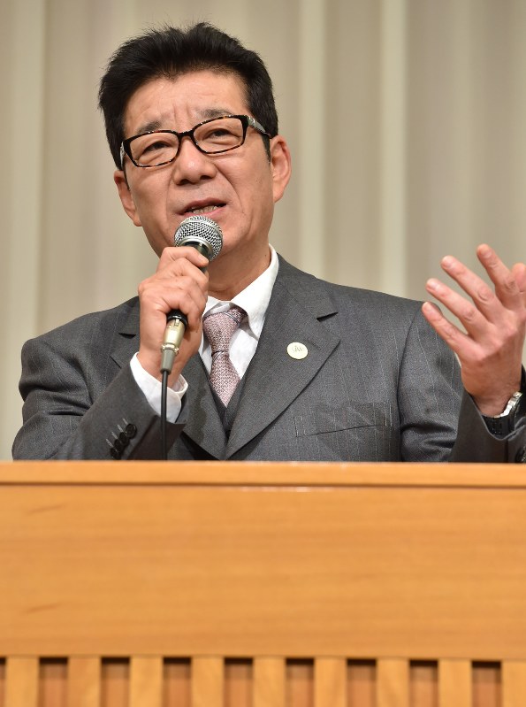 大阪府の松井一郎知事=西本勝撮影