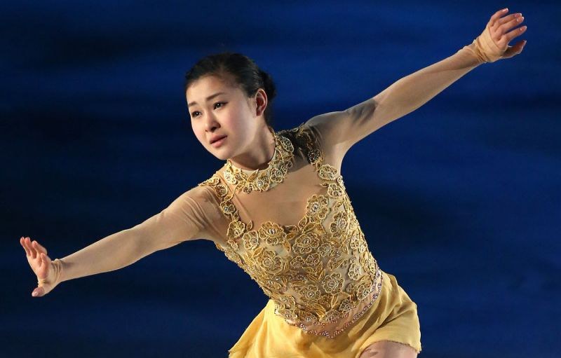 元フィギュアスケート選手　村上佳菜子選手の直筆サイン色紙　2015年 フィギュアスケート全日本選手権の女子ショートプログラ…：村上
