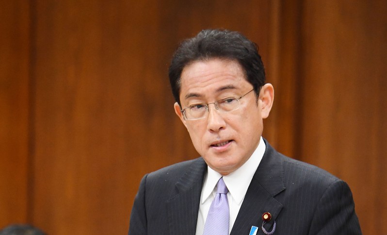 岸田文雄外相=川田雅浩撮影