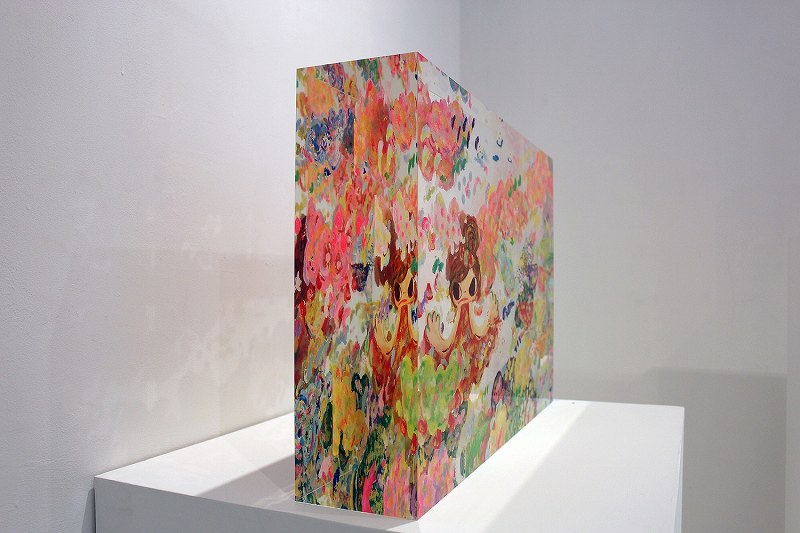 個展：アクリルの立体絵画 ロッカクアヤコさん日本初公開 [写真特集2
