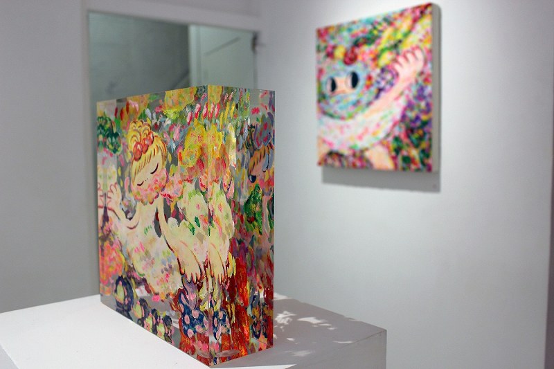 個展：アクリルの立体絵画 ロッカクアヤコさん日本初公開 [写真特集5