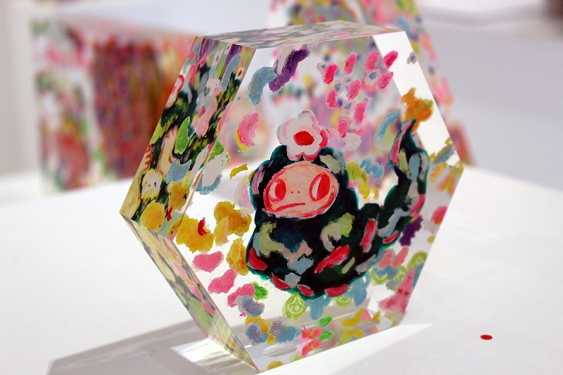 個展：アクリルの立体絵画 ロッカクアヤコさん日本初公開 [写真特集9