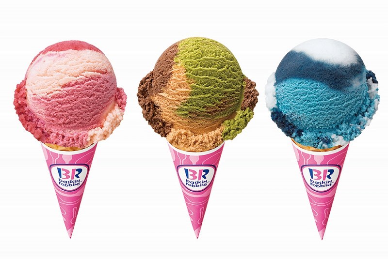 アイス サーティワン新作は インスタ映え する迷彩柄 毎日新聞