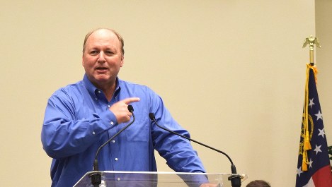 東芝の子会社ウェスチングハウスの破綻直前まで会長を務めたダニー・ロデリック氏＝清水憲司撮影