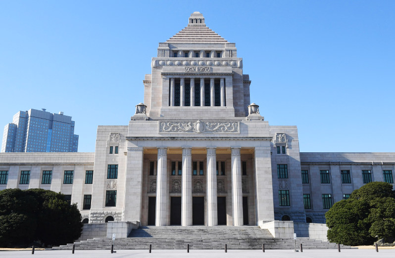 国会議事堂=東京都千代田区で、川田雅浩撮影