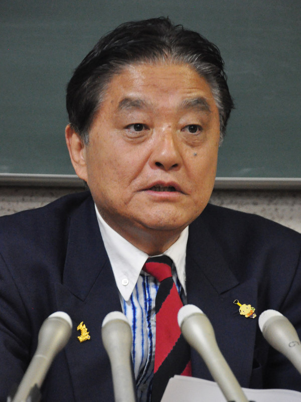 河村たかし氏=名古屋市役所で、三上剛輝撮影