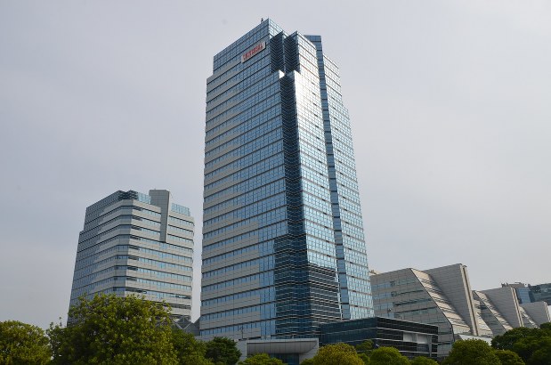 ユニバーサルエンターテインメント本社が入居するビル=東京都江東区有明