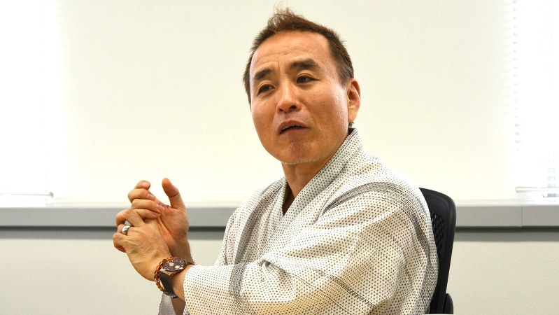 落語立川流真打ちの立川談慶さん=2017年6月22日撮影
