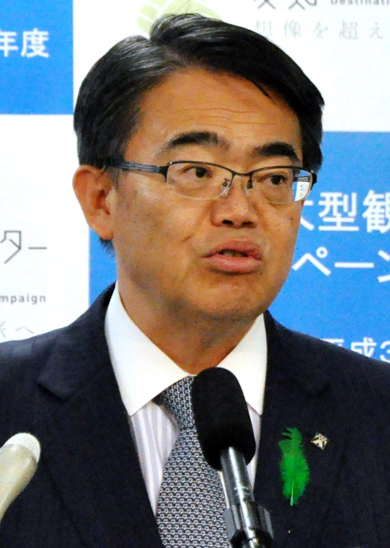 大村秀章・愛知県知事=愛知県庁で2017年4月5日、三上剛輝撮影