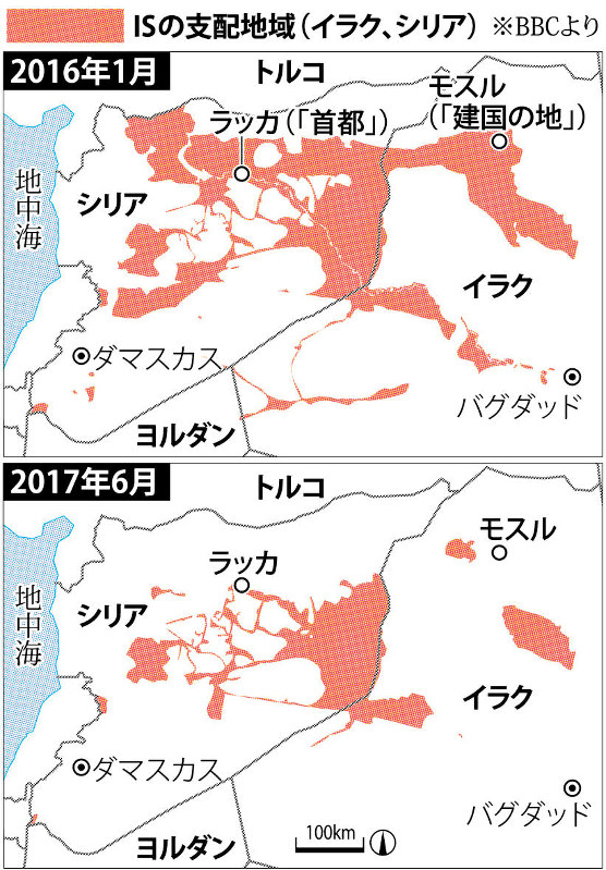 イラク：モスル「解放」制圧遠のく IS系組織、世界拡散 | 毎日新聞
