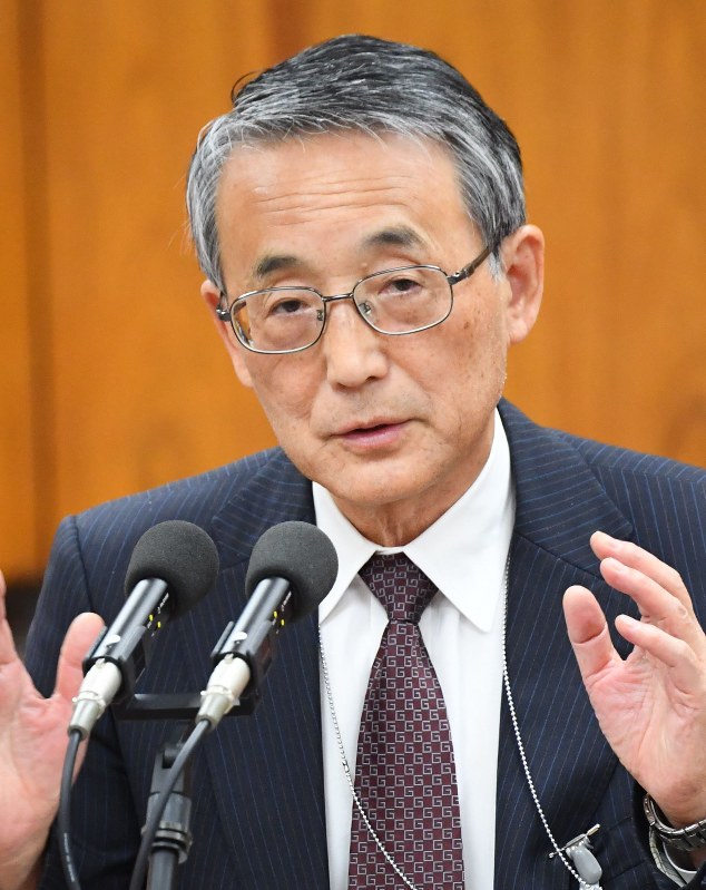 田中俊一氏=川田雅浩撮影
