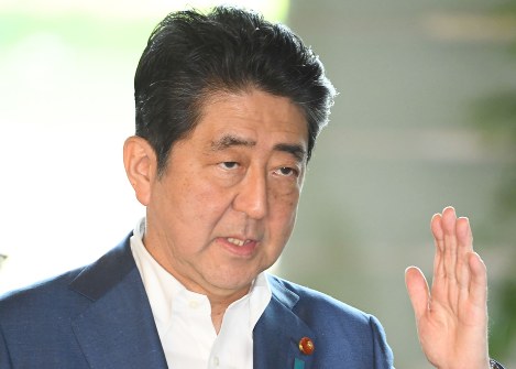 安倍晋三首相＝川田雅浩撮影