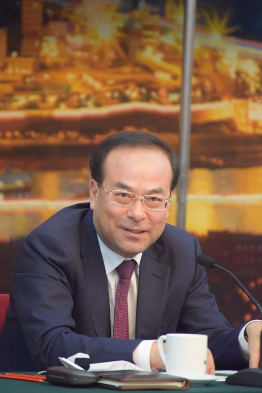 孫政才氏=林哲平撮影