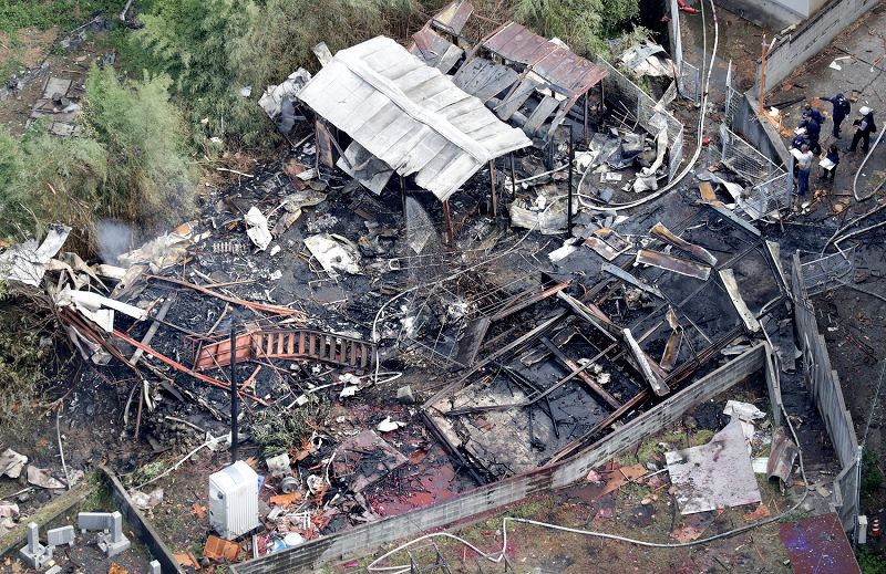 花火工場で爆発 従業員２人搬送 香川 坂出 写真特集4 4 毎日新聞