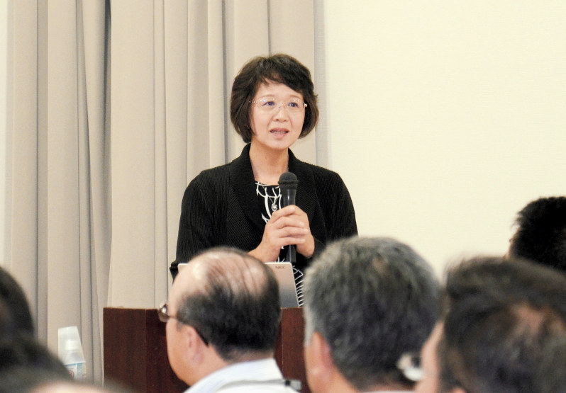 被害者支援への思いを語る、殺人事件で長女を亡くした中谷加代子さん=長野市で2017年7月26日、安元久美子撮影