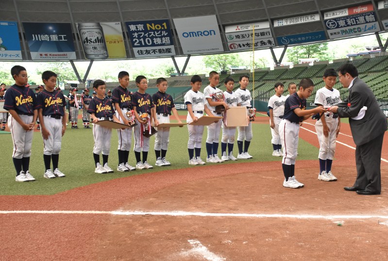 くりくり少年野球 成田オーシャン３位 敢闘賞に本郷泰成選手 宮城 毎日新聞