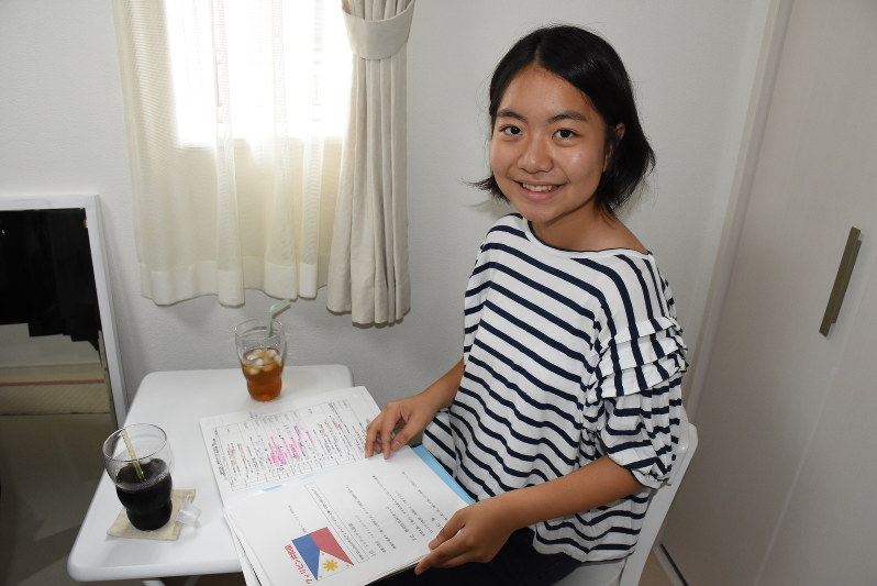 「自分の知らない世界を間近で見てみたい」とフィリピン訪問を楽しみにする山辺さん