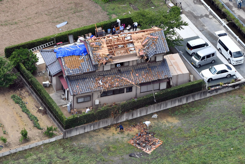 台風５号 愛知 豊橋の突風 竜巻と推定 積乱雲が付近通過 名古屋地方気象台 毎日新聞