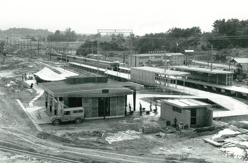 名張ノスタルジー 写真で見る今昔 ２ 桔梗が丘駅 団地拡大へ 街開きの拠点 三重 毎日新聞