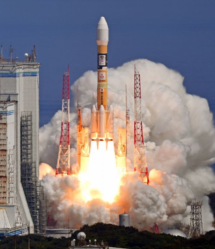 GPS衛星：「みちびき」搭載H2Aロケット打ち上げ成功 [写真特集2