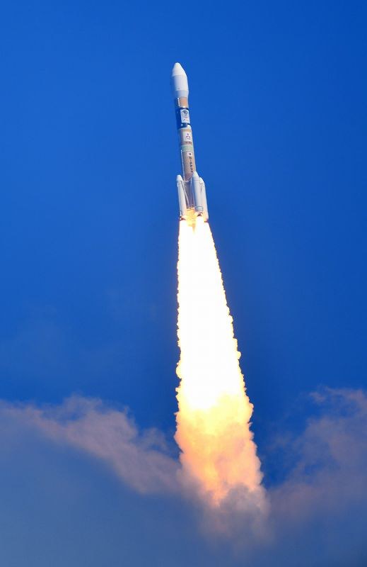 GPS衛星：「みちびき」搭載H2Aロケット打ち上げ成功 [写真特集7