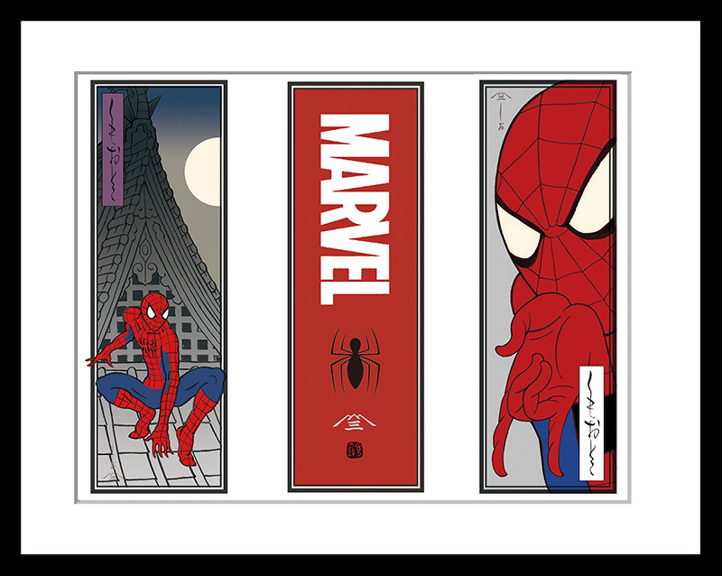 マーベル：スパイダーマンが浮世絵木版画に [写真特集6/6] | 毎日新聞