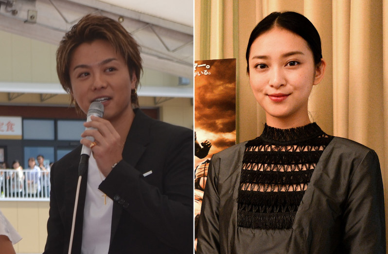 TAKAHIROさん(左)と武井咲さん