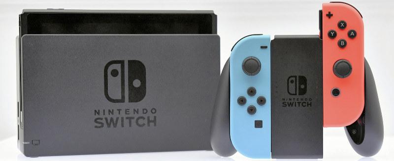 ニンテンドースイッチ=内藤絵美撮影