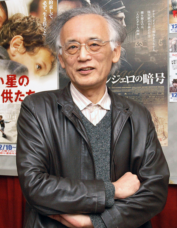 映画への思いを語る生前の根岸義明さん=2011年12月1日、山衛守剛撮影