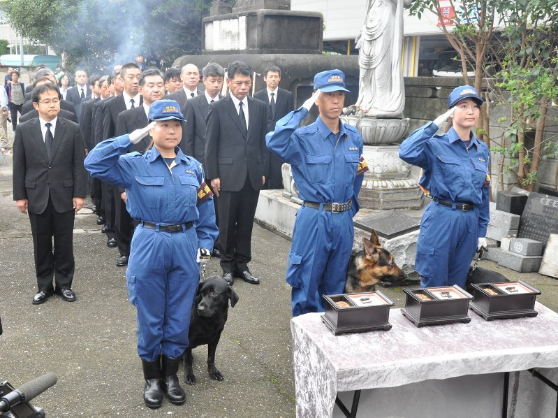慰霊祭 警視庁の警察犬 ２４９頭の冥福祈る 板橋 東京 毎日新聞