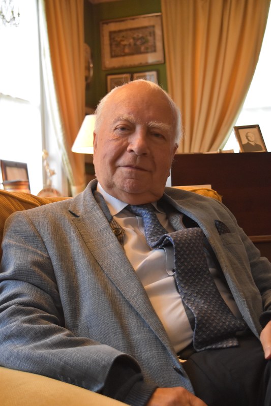マルク・エイスケンス元ベルギー首相=ベルギー中部ルーベンで