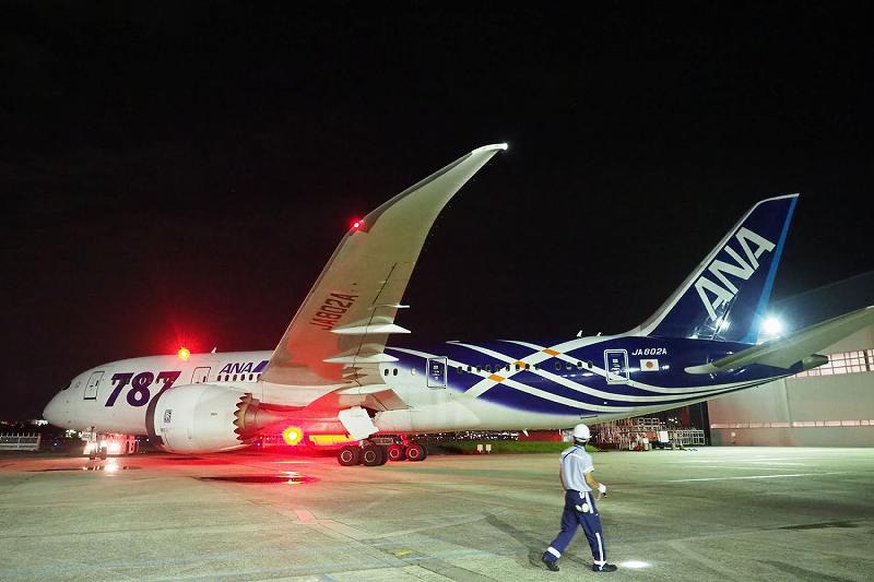 ANA：「サバ機」最後の姿 B787の2号機塗り替えへ [写真特集22
