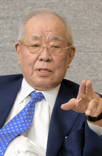 野村克也さん=岸基弘撮影