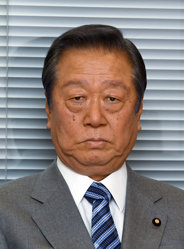 自由党の小沢一郎共同代表=根岸基弘撮影