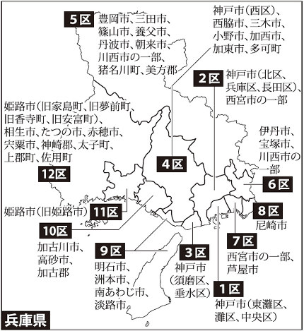 衆院選２０１７ 公示 １２選挙区４０人舌戦 県内の立候補者 兵庫 毎日新聞