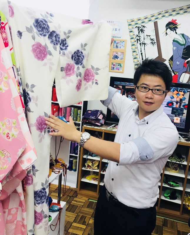 「江戸和装工房 雅(みやび)」で日本の文化を伝える孫為楽さん