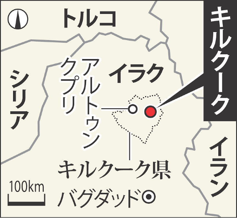 キルクークの位置