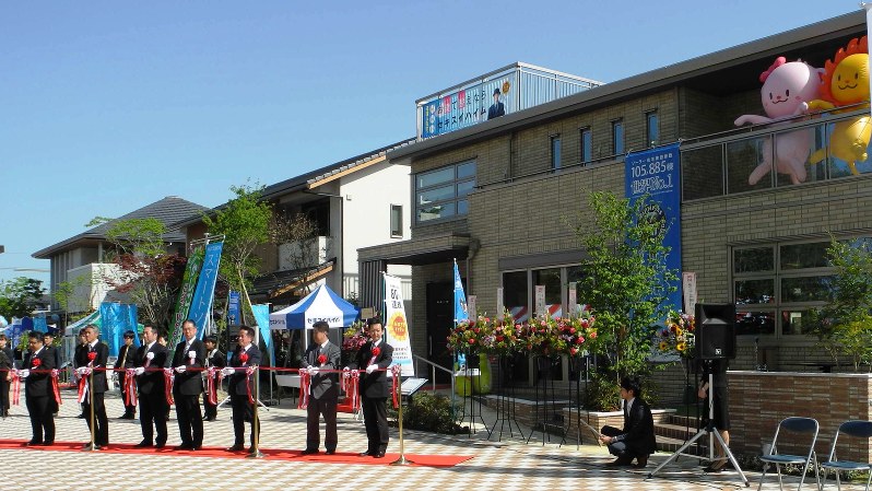 毎日ハウジング枚方住宅展示場で2012年4月28日、矢島弓枝撮影